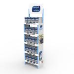 Hot Selling Floor Standing Shelf Milk Display Rack Plastic Display Stand for Retail Store for sale