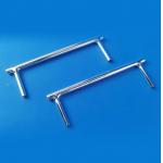 1100 Degrees Processing Temperature Silver-plated Quartz Tube With Polished Or Frosted Surface Finish for sale