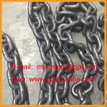 Surface Black Paint Marine Mooring Chain for sale