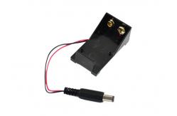 China DC 9V Battery Box Holder With DC Plug Electronic Components supplier