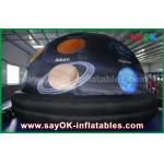 210 D Oxford Cloth And Projection Inflatable Planetarium Dome Black Color for sale