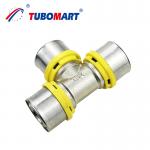 TH Type Brass Press Fittings 16-32mm Sizes For Natural Gas System U And Universal TH&U*H&F&RF for sale