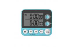China Magnetic Dual Digital Timer Cooking Countdown Timer Kitchen Baking Tools supplier
