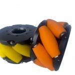 Customized Robot Car Wheel Aluminum Alloy Heavy Duty Omni Wheel for sale