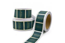 China 50MM Custom Waterproof Plastic Coated Stickers Labels For Cosmetics Plastic Bottles supplier