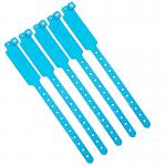 Snap Lock Vinyl Event Wristbands Adjustable Size Security ID Bracelets for sale