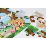 Cool 4 Pack Paper Jigsaw Puzzle Toddler  4-8 Years Old Learning Educational