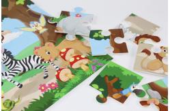 China Cool 4 Pack Paper Jigsaw Puzzle Toddler  4-8 Years Old Learning Educational supplier