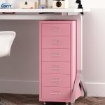 Knock Down Drawer Filing Cabinet Metal Drawer Mobile Pedestal for sale