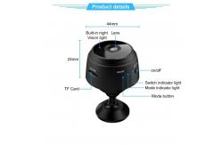 China ABS Infrared Small Wireless Security Cameras , CCTV P2P Tiny Spy Camera Wireless supplier