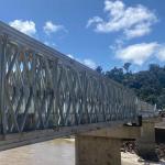 Customized Prefabricated Bridge Galvanized Steel Temporary Foot Bridge for sale