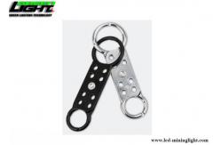 China 8 Padlocks Double End Aluminum Lockout Hasp 38mm Jaw Clearance supplier