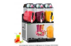 China 36L 3 Separated Tanks 850W Frozen Slush Machine Drink Maker supplier