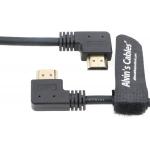 Alvin's Cables Z Cam E2 L Shape 4K 60P HDMI Cable Right Angle to Right Angle High Speed HDMI Cord for Atomos Shinobi Ninja V Monitor and Portkeys BM5 19.7in/50cm for sale