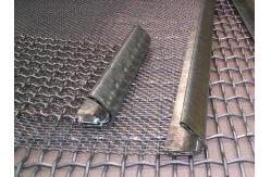 China High Tensile 65mn Woven Steel Mesh Panels , Vibrating Screen Mesh For Crusher supplier