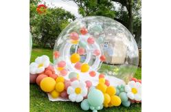 China Inflatable Transparent Bubble House Tent 5m Customize Logo Size supplier
