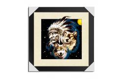 China PET Plastic Printing Service / 3D Lenticular Pictures 40x40cm Home Decoration supplier