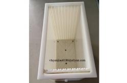 China White PP Plating Tank With Small Slots For Cu-Plating supplier