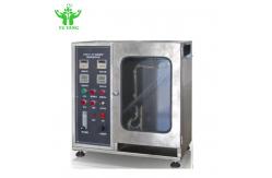China ASTM D1230 Horizontal Vertical Flammability Tester for Burning Combustibility supplier
