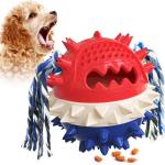 Leaky Food Ball Dog Puzzle Dog Squeaky Toy Molars Stick Plastic for sale