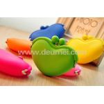 China Hot Fashionable Heart Silicone Coin Purse Wallet Promotional Lady Purse Children Purse manufacturer