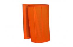 China 700mm x 1040mm Orange Polyurethane Fine Screen Meshs for quarry supplier