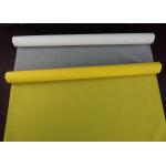 Plain Weave Screen Printing Mesh Material Silk Screen Mesh Roll White / Yellow Color for sale