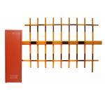 Red Yellow Orange Automatic Barrier Gate Parking Lot Barriers With Fencing