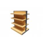 Factory Price Retail Grocery Store Wood Metal Display Supermarket Racks Shelf for sale