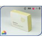 4c UV Print White Kraft Paper Folding Cosmetic Box Debossing Logo for sale