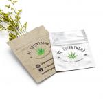 3 Side Seal Custom Weed Packaging Plastic Ziplock Pouch
