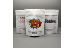 China Weed Soft Touch Mylar Bag Plastic Stand Up Pouches With Zipper supplier