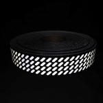 Eco-friendly Webbing With Reflective Pattern Heat Transfered On for sale