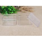 Ellipse Clear Plastic Container Box Storage Hard Plastic With Lid for sale