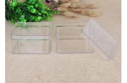 China Ellipse Clear Plastic Container Box Storage Hard Plastic With Lid supplier