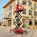 Electric Scissor Lift Platform Mobile Hydraulic Aerial Work Equipment for sale