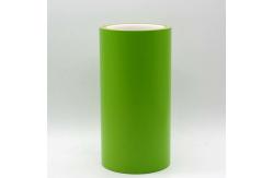 China 1Mil High Temperature Adhesive Label Material Matte Green Permanent Adhesive Polyimide With Glassine supplier