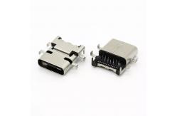China Mid Mount Hybrid Socket Female USB 3.1 C Connector 24Pin ROHS supplier