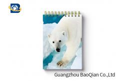 China Polar Bear Animal Custom Spiral Notebooks School Stationery Set 3D Printing Cover supplier