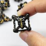 Hollow Skull Multi  Face Metal Dice Set Dungeon And Dragon RPG#DND for sale