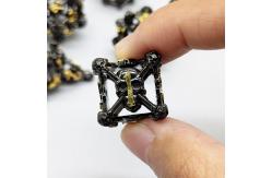China Hollow Skull Multi  Face Metal Dice Set Dungeon And Dragon RPG#DND supplier