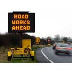 Triple Color Portable Variable Message Sign With Over Charge Protect System for sale