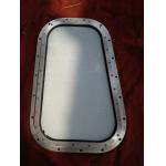 Aluminum Bolted Installation Fixed Marine Windows Custom Wheelhouse Windows