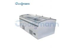 China ETL Gas Station & Mini Store Two Sides Open Island Freezer supplier