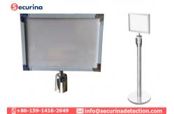 China Sign Holder Racks For Retractable Belt Stand Rope Barrier Crowd Control Stanchion supplier