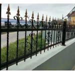 Decorative ISO9001 Wrought Iron Fence Panels 1.8x2.4m Easily Assembled for sale