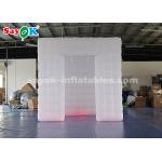 Event Booth Displays Unique Inflatable Photo Booth With 17 Colors LED Changing Light for sale
