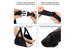 China Anti Static Travel Foot Hammock / Travel Footrest Sling Wear Resistance supplier