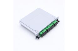 China Insertion Card SC Connector Optical 1x8 Plc Splitter supplier