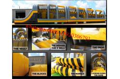 China Toxic Drop Obstacle Course adult inflatable obstacle , obstacle course ideas supplier